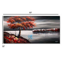 Huge Handmade Oil Painting of Landscape  on Stretched Canvas