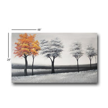 Handmade Oil Painting of Landscape  on Stretched Canvas