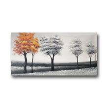 Handmade Oil Painting of Landscape  on Stretched Canvas