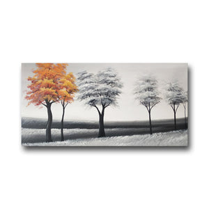Handmade Oil Painting of Landscape  on Stretched Canvas