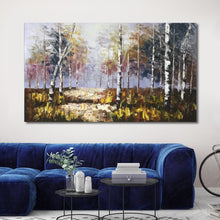 Handmade Oil Painting of Lanscape on Stretched Canvas