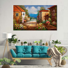 Handmade Oil Painting of Venice City on Stretched Canvas