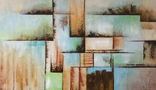 Abstract Handmade Oil Painting on Stretched Canvas