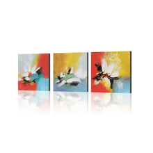 Handmade Oil Painting  of Abstract on Stretched Canvas in Group