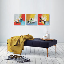 Handmade Oil Painting  of Abstract on Stretched Canvas in Group