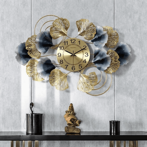 wall clock blue