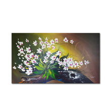 Handmade Oil Painting on Stretched Canvas of a Tree Blossom Branch