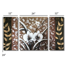 Handmade Group Oil Painting on Stretched Canvas of flowers