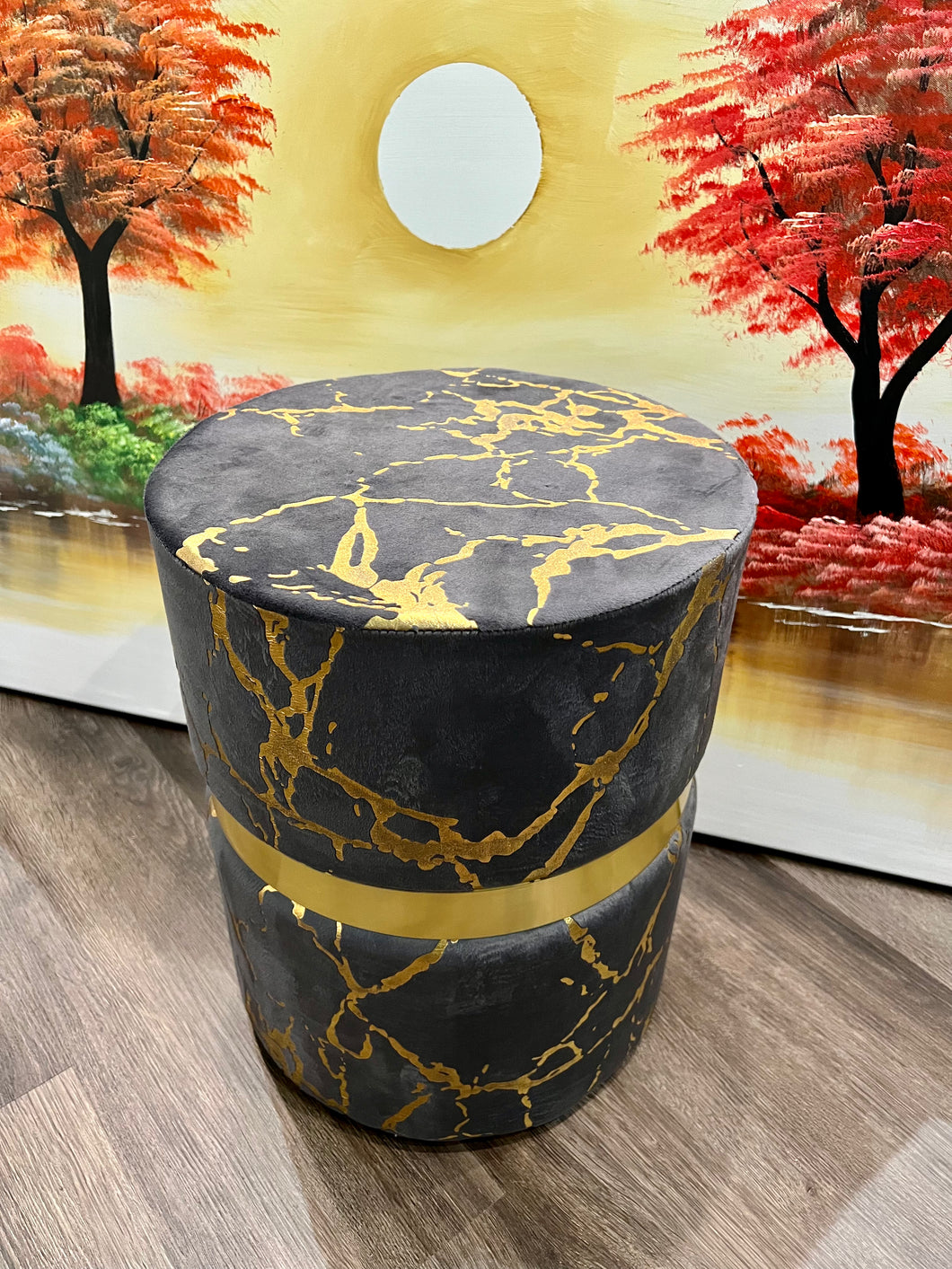 ottoman round stool bench chair