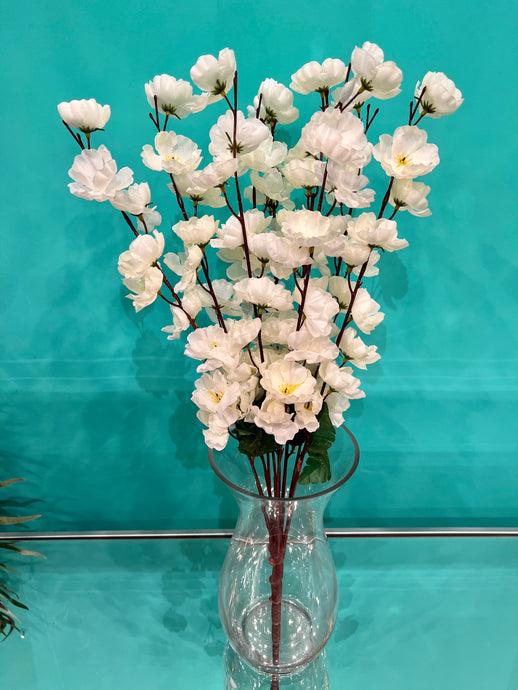Flower Long Stems in Bunch in WHITE Colour