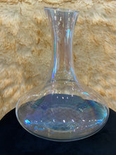Glass Vase Crystal Skinny Neck Winery Glass Black, Gold & Crystal Colour
