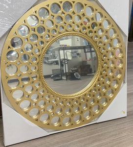Modern Decorated Round Wall Mirror