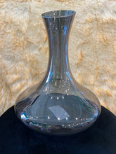 Glass Vase Crystal Skinny Neck Winery Glass Black, Gold & Crystal Colour