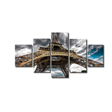 High Quality Art Print of the Huge Eiffel Tower on Stretched Canvas in Group